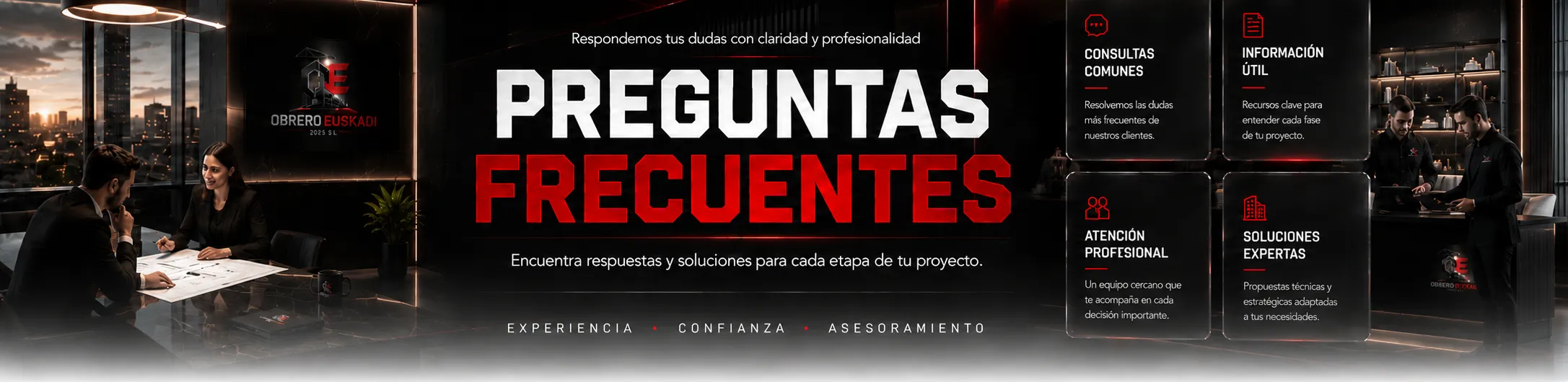 Preguntas frecuentes sobre construcción, reformas y mantenimiento