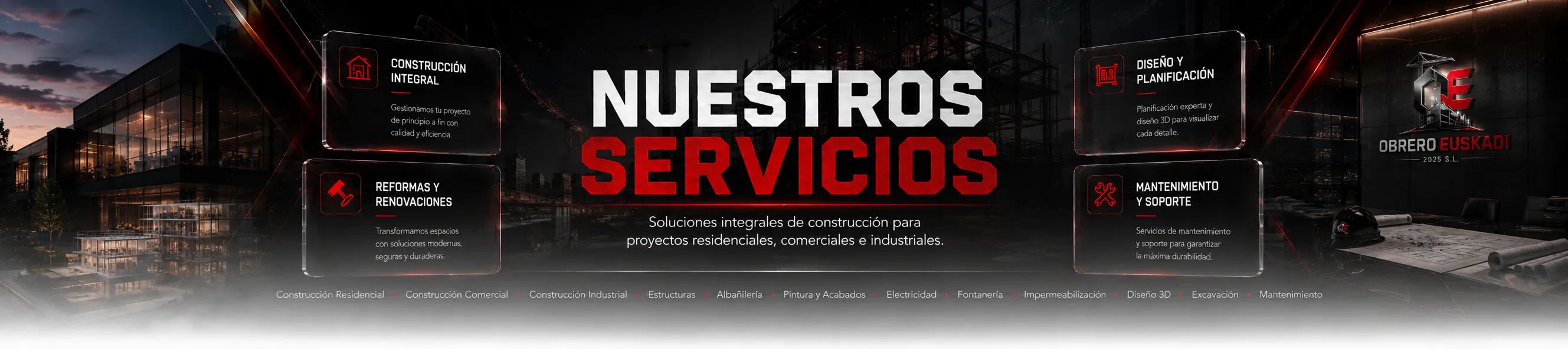 Servicios profesionales de construcción en Euskadi