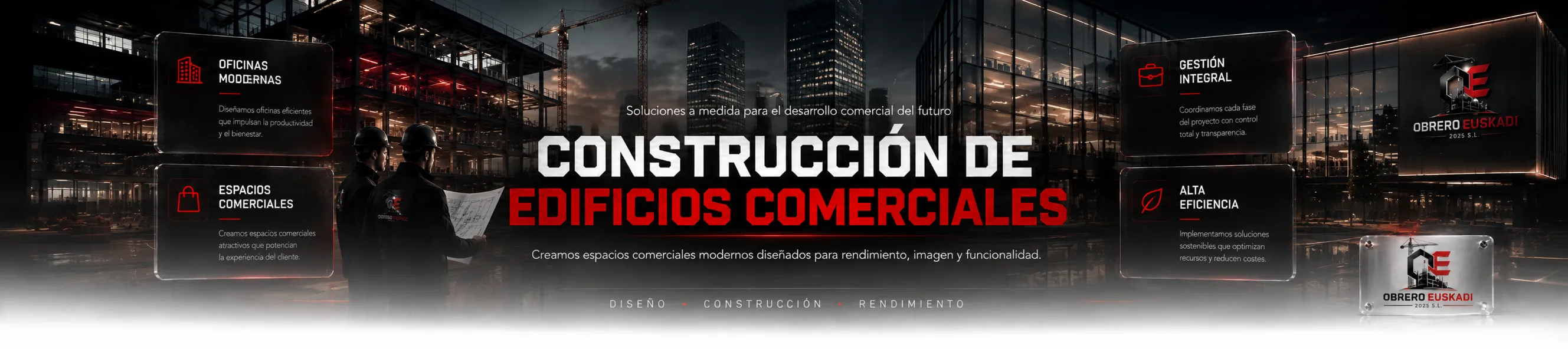 Construcción de edificios comerciales en Euskadi