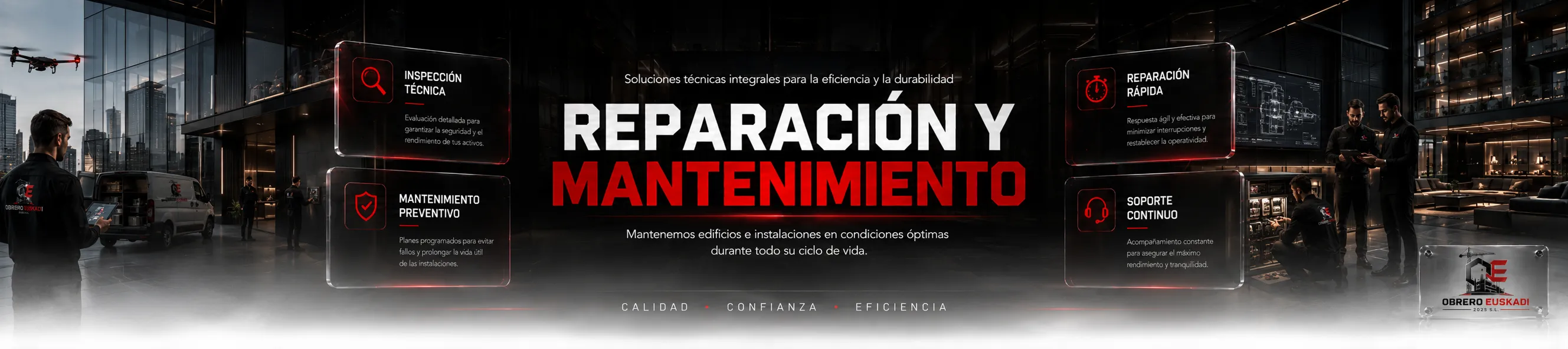 Reparación y mantenimiento en Euskadi