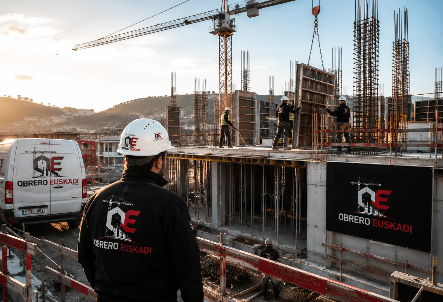 Construcción residencial con estructura de hormigón