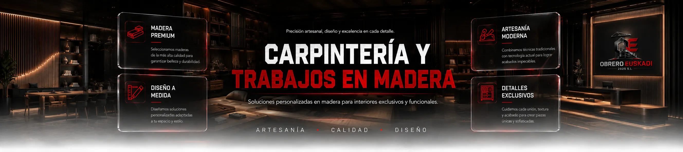 Carpintería y trabajos en madera en Euskadi